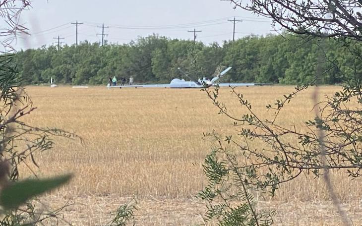 Border Patrol Drone Crash Lands While Inbound to Mathis Field