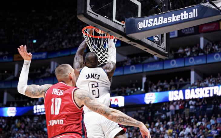 Lebron James on Team USA