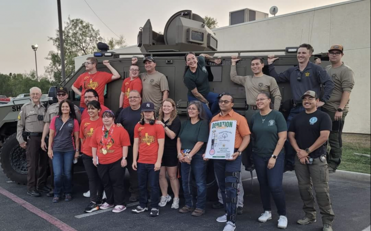 Tom Green County Sheriff's Office at the annual &quot;Tip a Cop&quot; event