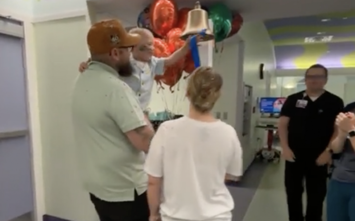 Maverick Davis Rings the Bell After Beating Cancer