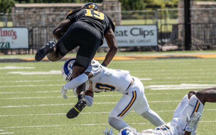 The Angelo State Rams were stifled in a season-opening loss to Fort Hays State on Friday afternoon.