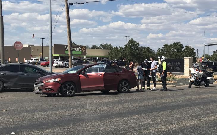 Two Ford Fusions crashed into each other about 4 p.m. Wednesday, Aug. 21, at the intersection of Beauregard Avenue and Tyler Street.