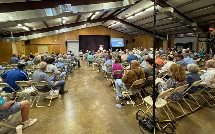 About 180 people traveled to Eldorado, Texas on August 15 2024 to hear presentations produced by the non-profit Edwards Plateau Alliance.