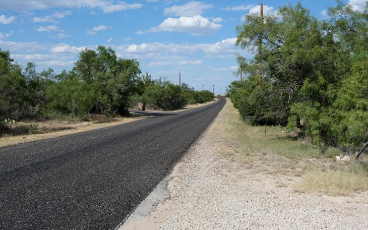 Contractor Paving Multiple Tom Green County Roads