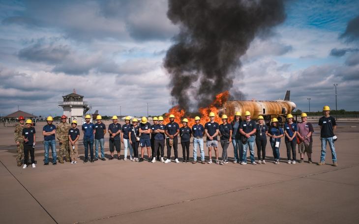 Goodfellow AFB Hosts Air Force Career Day for Potential Recruits