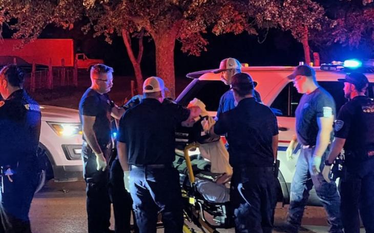 Man lay unconscious on a gurney following the bar fight. See &quot;Brawl Erupts at Downtown Bar, Leaving One Man Seriously Injured&quot; on August 31, 2024.