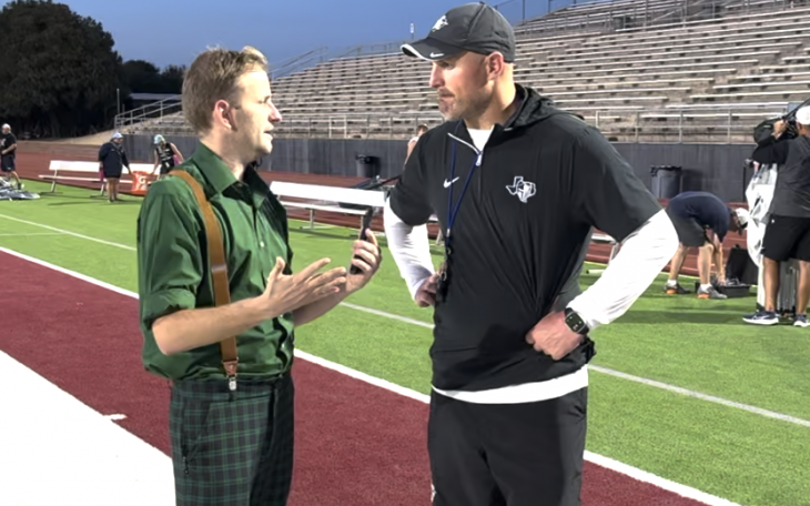 Argyle Liberty Christian Head Coach Jason Witten