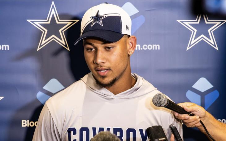 Dallas Cowboys Backup Quarterback Trey Lance