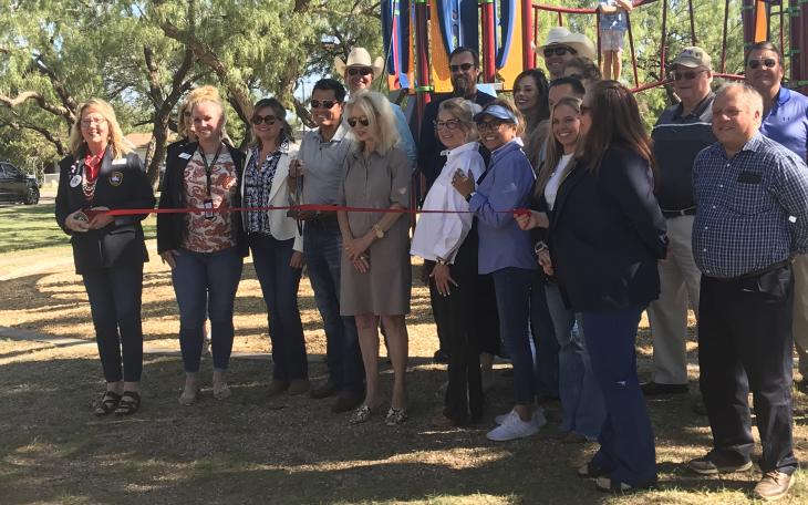 A ribbon-cutting ceremony was held for the newest playground in San Angelo on Monday, Sept. 30, 2024.