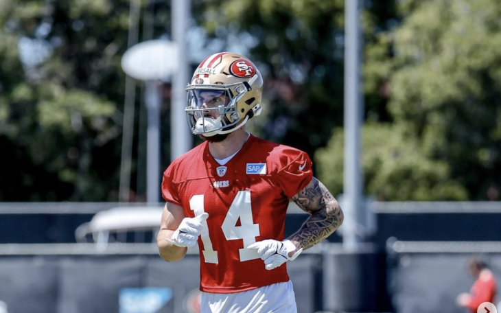 San Francisco 49ers rookie wide receiver Ricky Pearsall