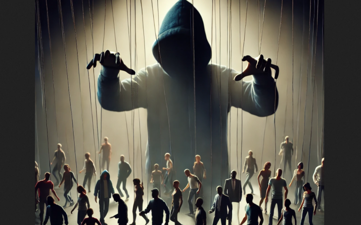 The Anonymous Puppeteer (Courtesy AI)