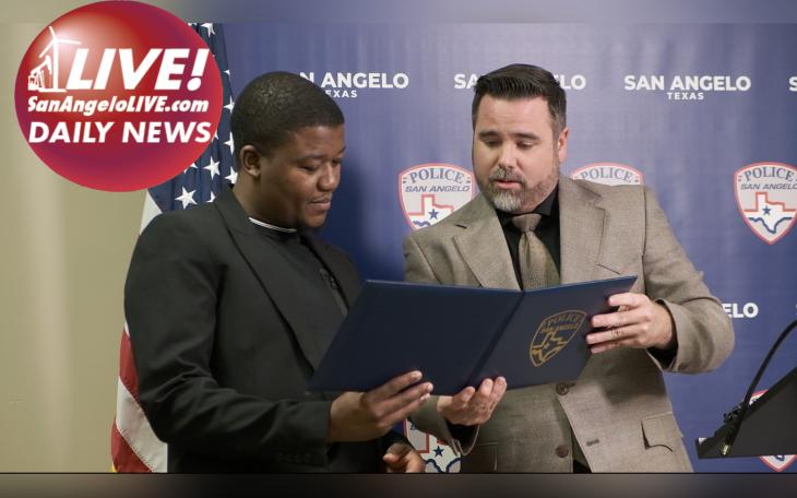LIVE! Daily News | SAPD Honors San Angelo Man with Life Saving Award