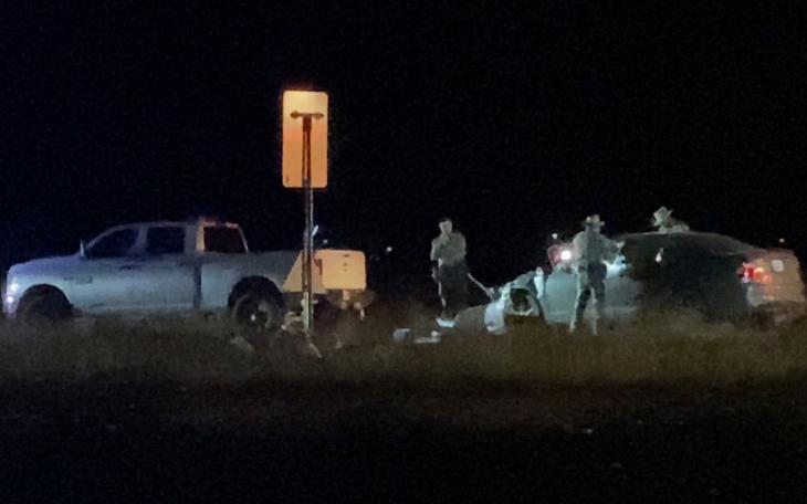 Bad crash on FM 2105 on Oct 20, 2024