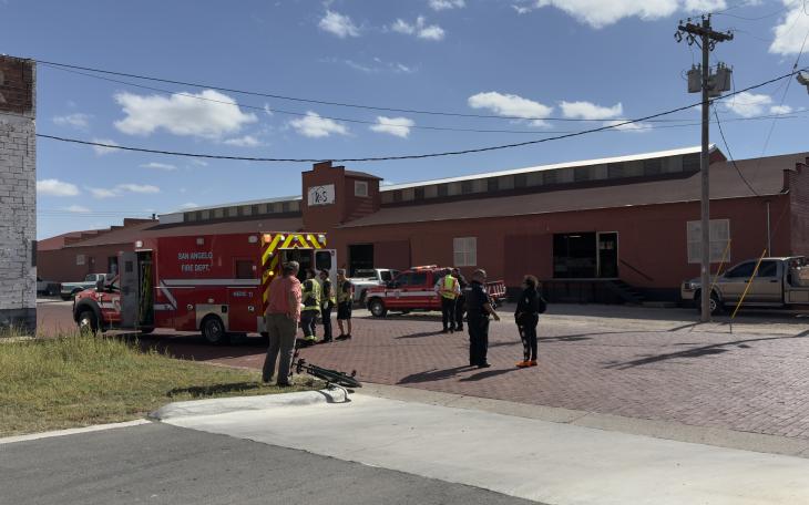 A man riding a bicycle was struck by a vehicle near downtown at about noon Tuesday, Oct. 29, 2024.