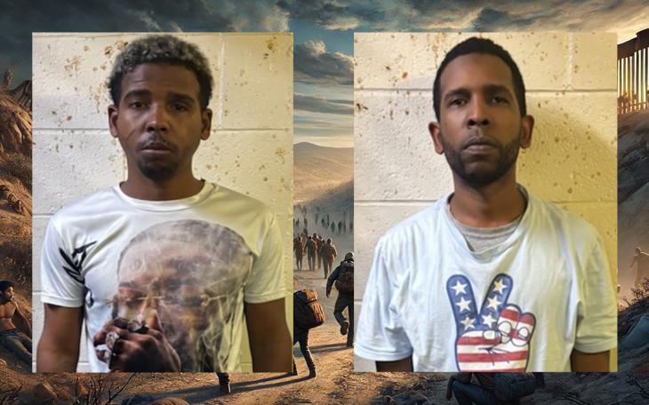 Jaroscar Chavez Silva, 38 (right), a Cuban national, was hit with gun charges after getting busted at a shelter in Queens, New York. He and his brother, Roshiel, 30, also a Cuban national, are wanted for attempted murder in Florida.