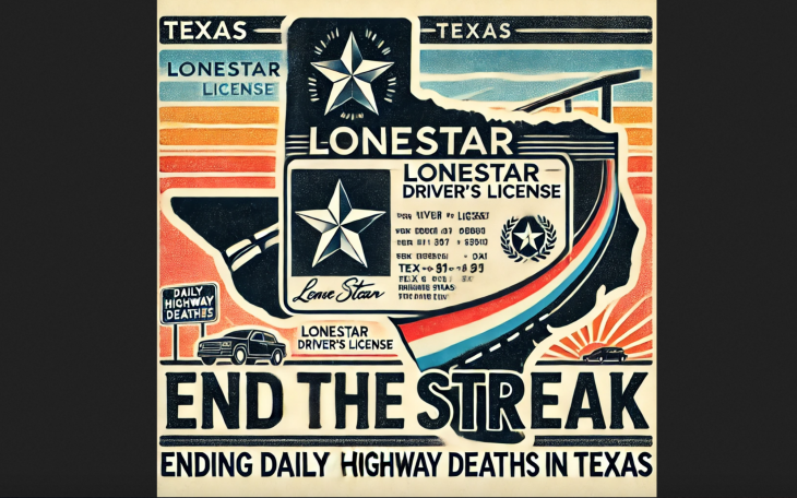 End the Streak Lonestar Driver's License System AI image