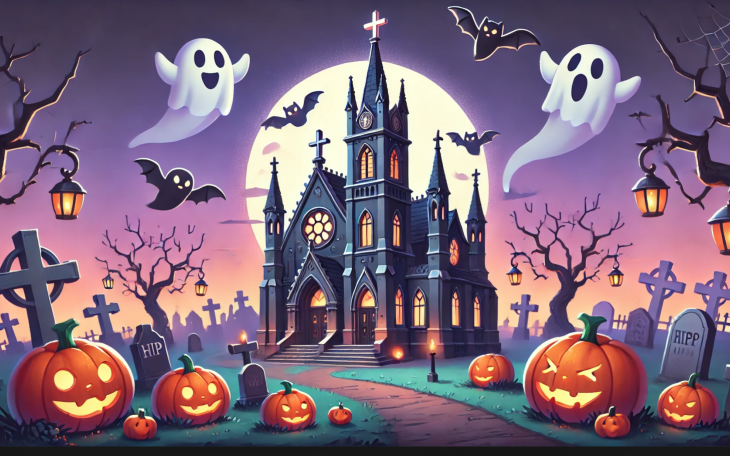 Halloween Church Traditions - AI Image