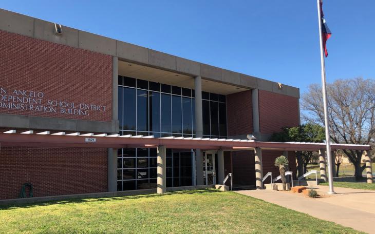 The San Angelo ISD Administration building on University Dr. in San Angelo. The San Angelo ISD Administration building on University Dr. in San Angelo.