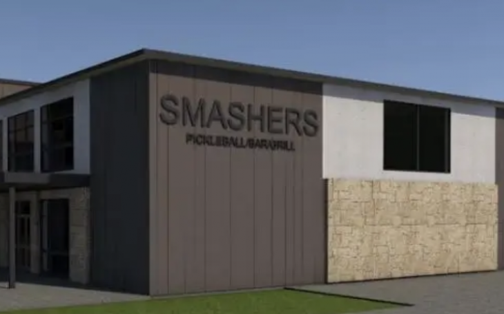 Concept Art of Smashers Pickleball Facility