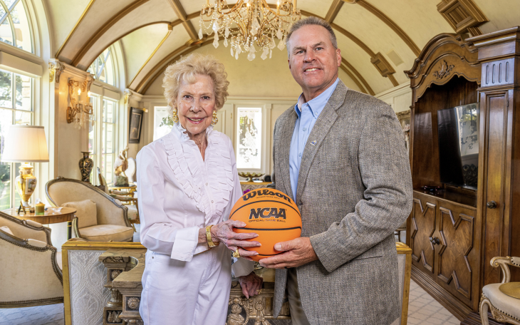Angelo State University has received a $500,000 gift from noted local philanthropist and arts enthusiast Elta Joyce McAfee to help establish the new Angelo State Athletics Endowment, one of the top priorities of ASU's ongoing &quot;Leading the Charge&quot; capital campaign.