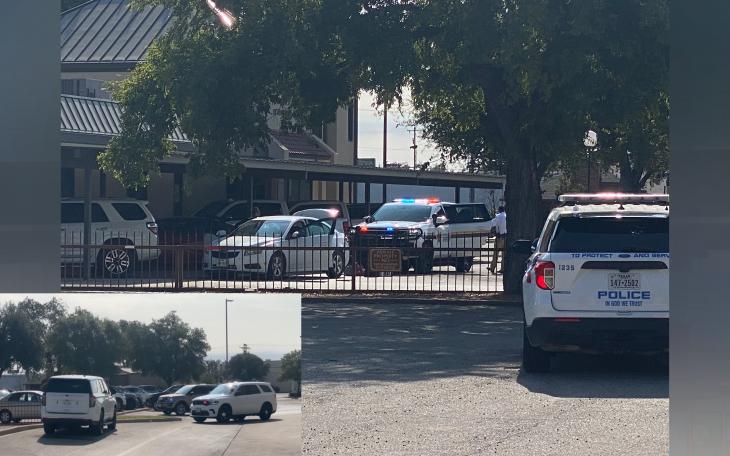 Law Enforcement Scene Unfolds in San Angelo Law Office Parking Lot