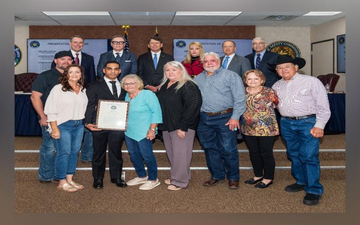 Texas Ranger Honored for Saving Hostage During PSC Ceremony