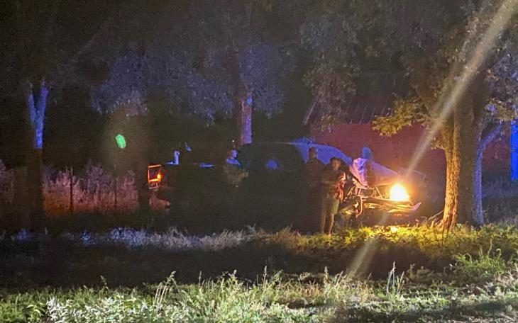 Pickup Slams into Tree Near Veribest on Oct 1, 2024