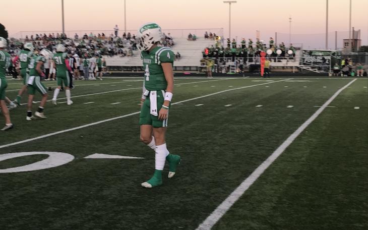 Wall quarterback Landon York threw for 217 yards and two touchdowns on 15-of-21 passing in a win over Idalou on Friday, Oct. 4, 2024.