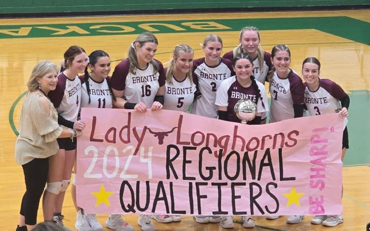 No. 5-ranked Bronte outlasted No. 4 Benjamin on Tuesday in as exciting of a three-set match as you’ll see with a 27-25, 27-25, 27-25 win in Breckenridge in the regional quarterfinals.