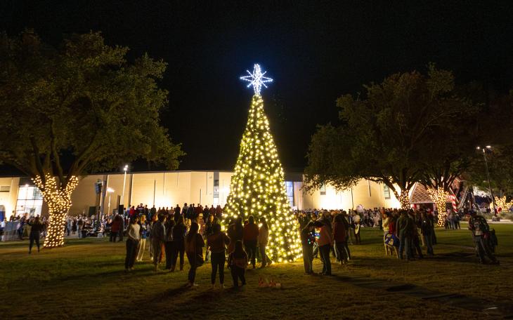 Angelo State University will host its annual Christmas Tree Lighting on Tuesday, Dec. 3, in front of the ASU Mayer Museum at 2501 W. Ave. N.