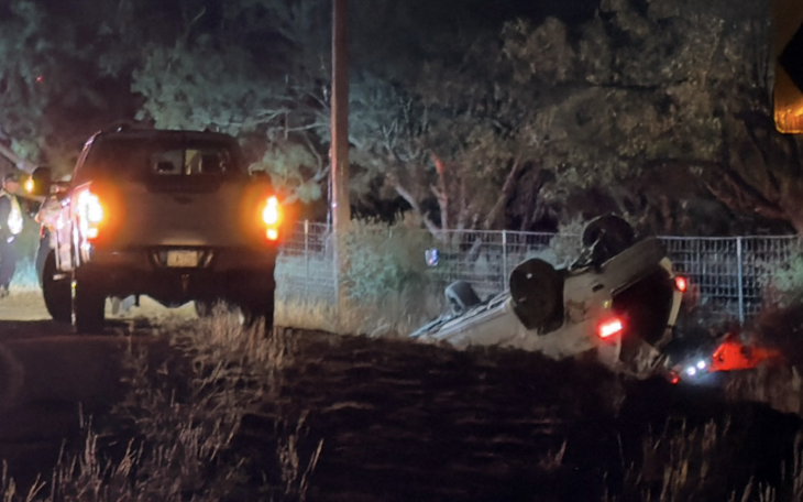 Rollover Crash on Arden Road