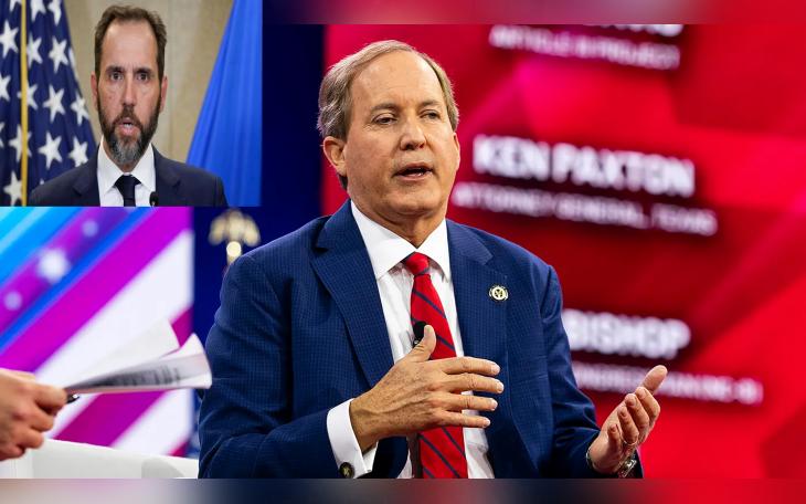 Paxton Sues DOJ Over Trump Records, Files 100th Lawsuit Against Biden Admin