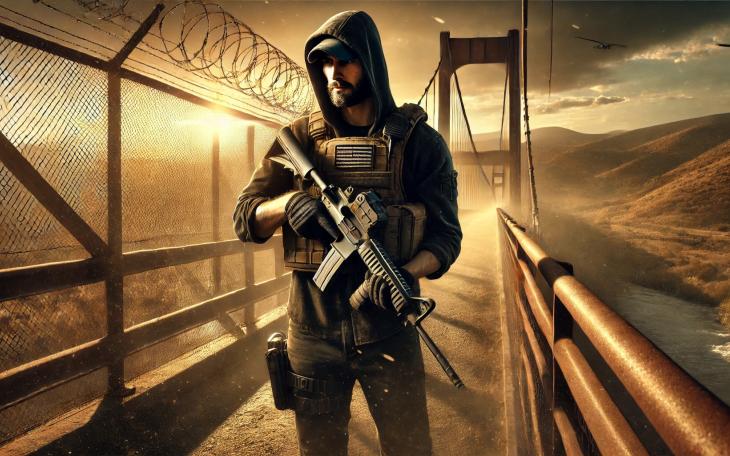 Gun running at the Texas-Mexico border.