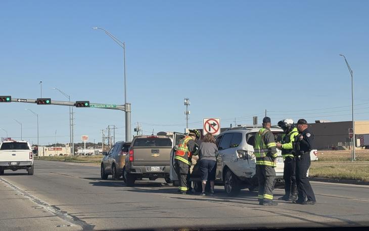 Three vehicle crash on Sherwood Way on Jan 13.