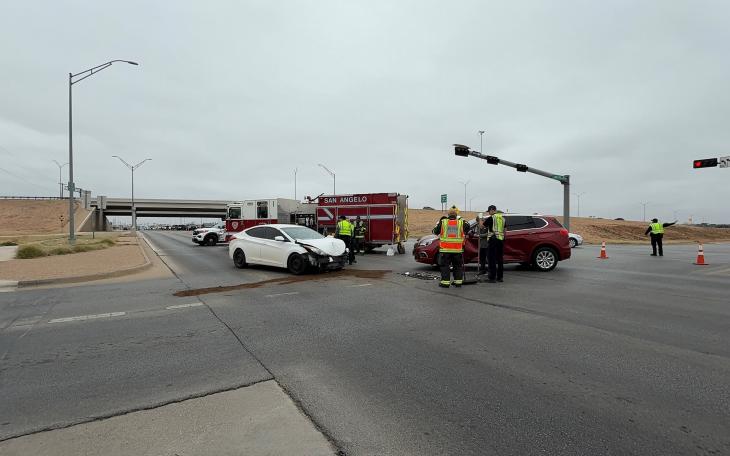 A crash at the intersection of Houston Harte and Sherwood on Jan 28, 2025