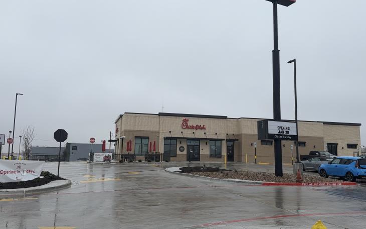 A new Chick-fil-A restaurant is set to open in San Angelo on Thursday, Jan. 30, 2025, at 2210 N. Bryant Blvd.