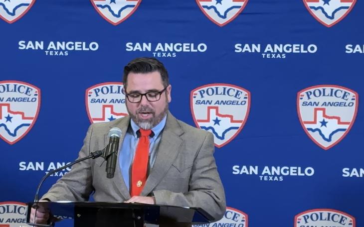 Chief Travis Griffith Addressed the media at a press conference on Friday, Jan. 31, 2025 regarding a firearm investigation