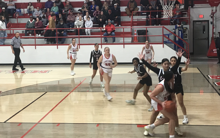 The Miles girls basketball team cruised past Colorado City 46-28 on Friday to remain in a tie for first place in District 8-2A.