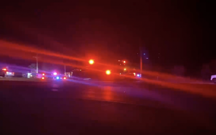 A 62-year-old man sustained a hand injury following a single-vehicle crash on U.S. Highway 87 North near Ballard Road on Friday evening.