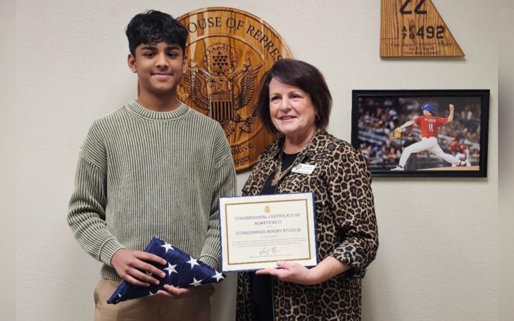 Congressman August Pfluger (TX-11) announced Ajay Gundlapalli as the winner of the 2024 Congressional App Challenge for Texas’ 11th District.