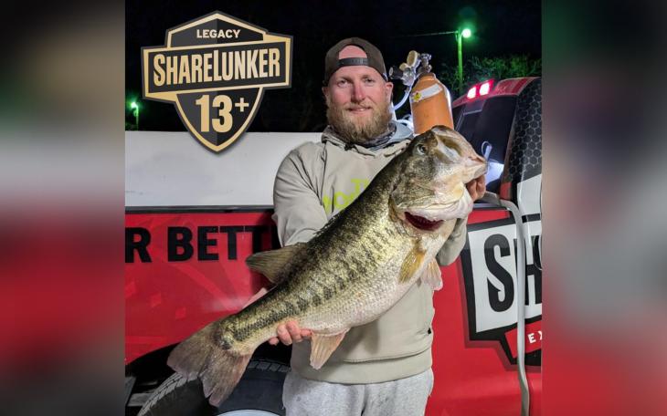 Brady Stanford Kicks Off 2025 ShareLunker Season with 13.13-Pound Bass at O.H. Ivie