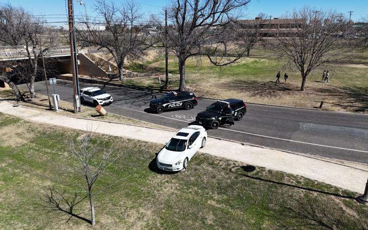 Information says that on February 24, 2025, around 12:37 p.m., a San Angelo Police Lieutenant noticed a vehicle that had been reported stolen earlier in the area of West Beauregard Avenue and Jefferson Street. Photos by: Justin Snider Round Texas Photography