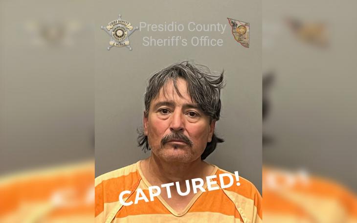 Gabriel Mendoza, who fled to Mexico in 2018, was located in Candelaria following a tip received by Presidio County Sheriff’s Deputies. 