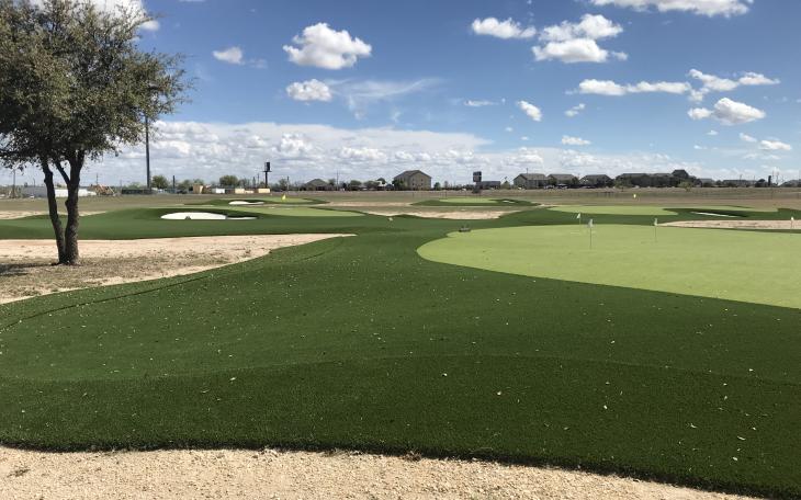 Angelo State University hosted a ribbon-cutting ceremony Friday, March 28, for its new $5.2 million golf complex.
