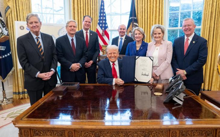 President Trump signed Congressman August Pfluger's (TX-11) Congressional Review Act (CRA) to reverse Biden's ill-conceived natural gas tax into law.