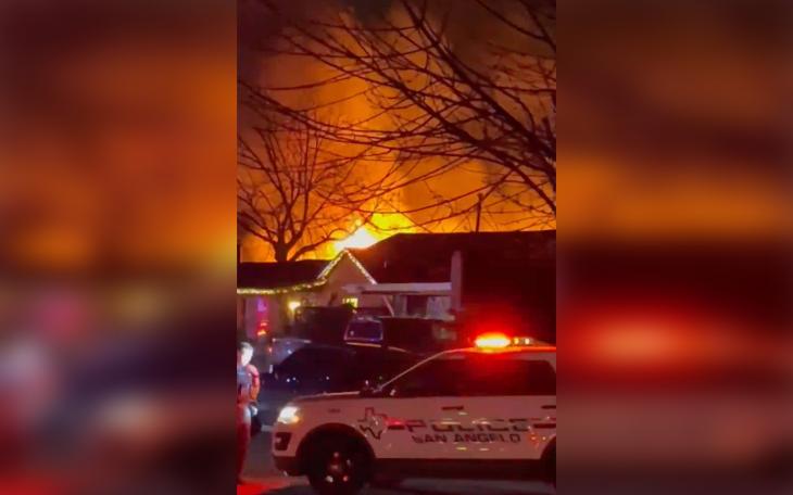 Emergency crews responded late Wednesday night to a residential fire at 2425 Chestnut St., where they found a garage fully engulfed in flames.