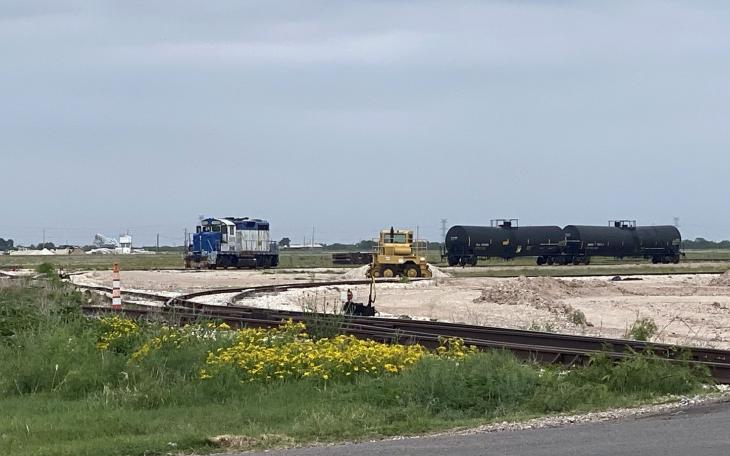 Not much activity at the San Angelo Rail Port years after it was completed in March 2022.