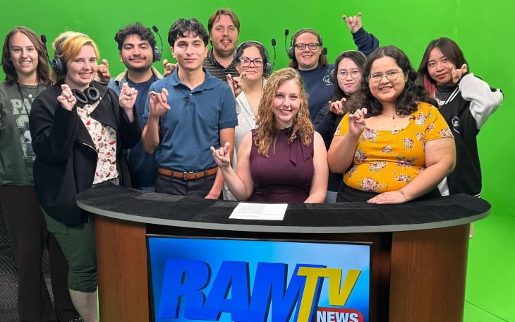 Ram TV Crew: 1st Place in Video Newscast