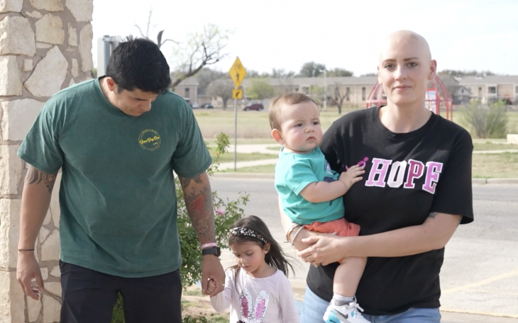 Mallary and Marc Campos with their children