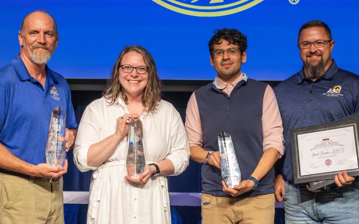 (L-R) Scott Gartman, Brittney Miller, Antonio Gallegos Jr., Jason Brown